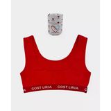 Crimson Spor Bralet Kırmızı