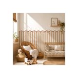 crimsona Bebek & Çocuk Odası - Kreş & Anaokulu Duvar Sticker Panel Seti 2 adet | Pembe-Beyaz Montessori Duvar Kağıdı
