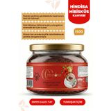 crimsona Crimson Love Coffee Hindiba & Hibisküs (Nar Çiçeği) Kahvesi | %100 Bitkisel Kafeinsiz | 150 gr Cam