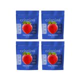 Crispina Daily 4'lü Dondurularak Kurutulmuş Çilek, Meyve Kurusu, Freeze Dried, Vegan, Glutensiz, Şeker Ilavesiz