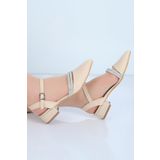 Crista 24-07 Saten 3Cm Topuklu Kadin Ayakkabi