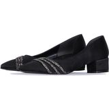 Crista Crista 24-010 Taşlı Kadın 4Cm Topuklu Ayakkabı - Siyah