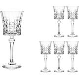 Cristal D'arques Lady Diamond Kristal 6'lı Şeffaf Kadeh - Standart