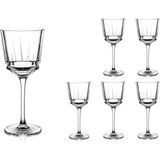 Cristal D'arques Macassar Kristal Şeffaf 6'lı Kadeh Seti - Standart