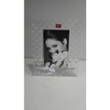 Cristal Paris Beyaz Kristal Fotoğraf Çerçevesi, Dikey, 18x22cm, Cam, Boudoir Serisi