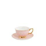 Cristina Re Polka Gold Blush Fincan Takımı - Pembe