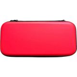 Crk Tech Nintendo Switch 2 Uyumlu Koruma Seti: Sert Gövde Taşıma Çantası + 9h Temperli Glass Ekran Koruyucu Cam - Kırmızı