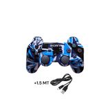 CRK TECH Ps3 Dual-shock Gamepad Yeni Nesil Kol Desenli Joystıck Oyun Kolu PS3+PC + 1.5 MT Şarj Kablosu HEDİYE