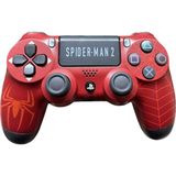 CRK Tech Ps4 Dualshock 4 V2 Gamepad Siyah Yeni Nesil Kol Spider-Man Yenilenmiş - Kırmızı