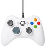 Crk Tech Xbox 360 & Pc Uyumlu Tak Çalıştır Kablolu Gamepad Oyun Kolu Wired Joystıck - Beyaz