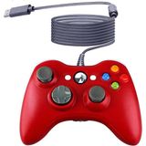 Crk Tech Xbox 360 & Pc Uyumlu Tak Çalıştır Kablolu Gamepad Oyun Kolu Wired Joystıck - Kırmızı