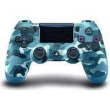 Crk Teknoloji Ps4 ve Pc Dualshock 4 V2 Gamepad Siyah Yeni Nesil Kol Yenilenmiş - Mavi Kamuflaj