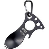 Crkt 9100K Eat’n Tool Karabina Çok Fonksiyonlu Karabina Tornavida Lokma Açacak Çatal Kaşık