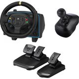 Crktech CRK Tech Manuel Oyuncu Direksiyon Seti Kablolu LED Titreşimli PS4 PS3 PC XBOX360 Uyumlu