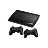 CRKTEKNOLOJİ Playstation 3 Slim 500 Gb ps3 ( Yenilenmiş ) 2 Kablosuz Kol 40 Dijital Oyun Garantili
