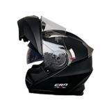 Crn 925 Çene Açılır Kask Mat Siyah