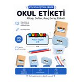 CRN Roblox Okul Etiketi, Roblox Defter Etiketi, Roblox Etiket, Kitap Etiketi