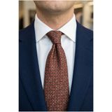 CROATE Art Silk Mat Lüks Kravat – Como İlhamlı Desen, İpek Dokulu