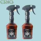 Croc 2 Adet Berber Kuaför Suluğu - Sprey Suluk 600ML - Kahverengi