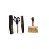Croc Alfa Set22 4Lü Berber Seti Makas + Ense Fırçası +2 Adet Tarak