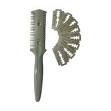 Croc SU03 Siyah Saç Kesim Usturası -Jiletli Tarak(+10 Adet Jilet) (Gri)
