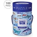 Crocodile Creek 100 Parça Köpek Balıkları Puzzle