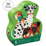 Crocodile Creek Puzzle - 36 Parça - Eğlenceli Yavru Köpekler