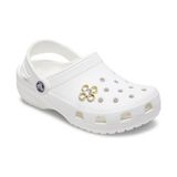 Crocs 10015195-1 Cutout Gold Flower Jıbbıts Toka - Altin
