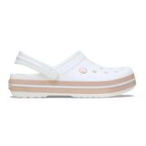 Crocs 11016 Crocband Beyaz-Pembe Kadın Terlik