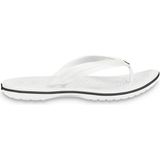 Crocs 11033-100 Crocband Flip Kadın Plaj Terliği Beyaz Düz Topuk ile Konforlu Yaz Seçimi