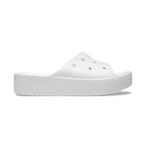 Crocs 208180-100 Beyaz Classics Platform Slide Kadın Terlik