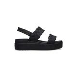 Crocs 209977-060 Brooklyn Woven Upper Lw Kadın Sandalet - Siyah