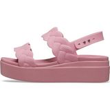 Crocs 209977-6XX Brooklyn Woven Upper Spor Terlik Sandalet - Pembe