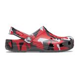 Crocs 211171 Classic Geo Camo Clog K Kırmızı Çocuk Terlik, 0IE Slate Grey/Multi, 28-29