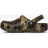 Crocs 211936-3TC Classic Camouflage Clog Unisex Sandalet - Yeşil