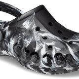 Crocs Baya Marbled Clog BlackWhite Unisex Yetişkin Terlik
