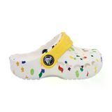 Crocs Baya Seasonal Printed Clog K 209728-94S White Multi Beyaz Çok Renkli Çocuk Terlik
