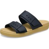 Crocs Brooklyn Buckle Low kadın sandaleti, Siyah, kahverengi, 38/39 EU