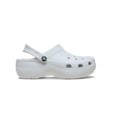 Crocs Brooklyn Low Wedge Beyaz Sandalet, 206750-1NK