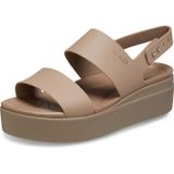Crocs Brooklyn Low Wedge kadın sandaleti, Latte Mantar, 37/38 EU