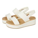 Crocs Brooklyn Low Wedge kadın sandaleti, Tebeşir Tan, 39 EU