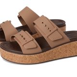 Crocs Brooklyn mantar tokalı kadın sandaleti, Sütlü çikolata, 38/39 EU