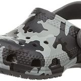 Crocs Classic Camo Clog T Unisex Çocuk Terlik Black/Grey 22-23