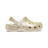 Crocs Classic Chunky Glitter Clog T 211940-0LH Sandstone Bej Kız Çocuk Terlik