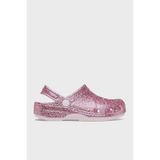 Crocs Classic Chunky Glitter Clog T Simli Terlik Kız Çocuk Terlik 211940-6zw Pembe