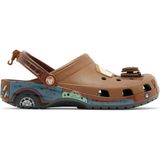 Crocs Classic Clog Mater Kauçuk Malzeme ile Günlük Kullanıma Uygun Kahverengi Terlik - Kahverengi_F9Y