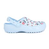 Crocs Classic Crafted Floral Clog 212878-4WK Kadın Terlik Mavi