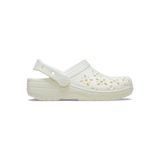 Crocs Classic Floral Cut Out Clog 210927-0WV Beyaz Unisex Terlik