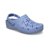 Crocs Classic Floral Cut Out Clog 210927-453 Lila Kadın Terlik