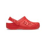 Crocs Classic Floral Cut Out Clog K 210943-6ZR Kırmızı Çocuk Terlik